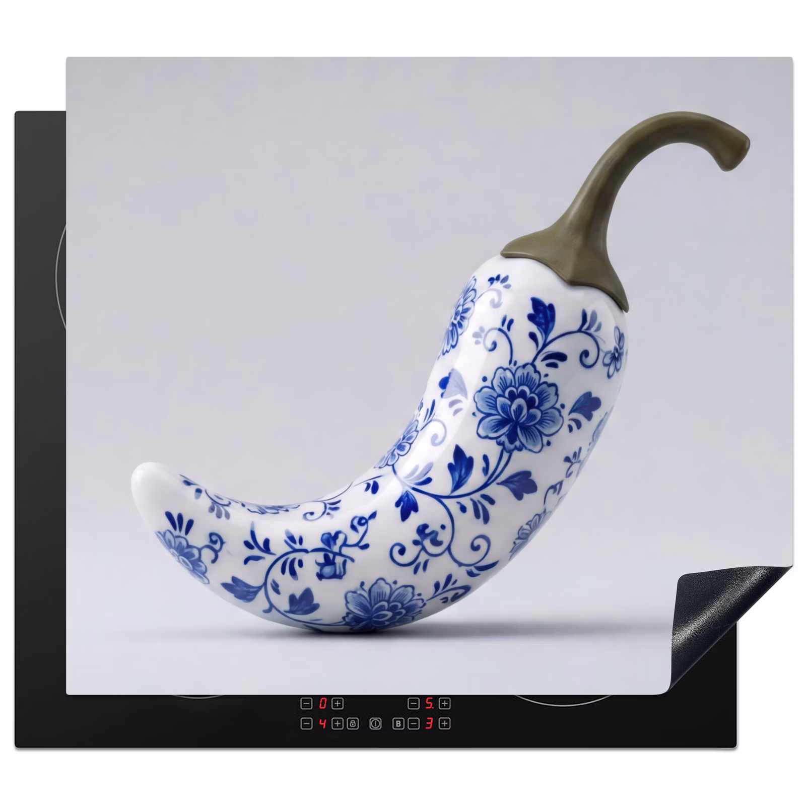 Protection plaque induction - Piment - Céramique - Bleu — 1