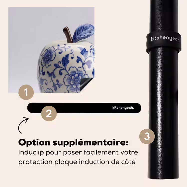Protection plaque induction - Pomme - Bleu - Classique — 8