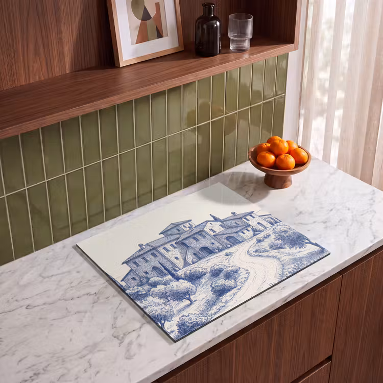 Protection plaque induction - Rustique - Estate - Bleu — 4