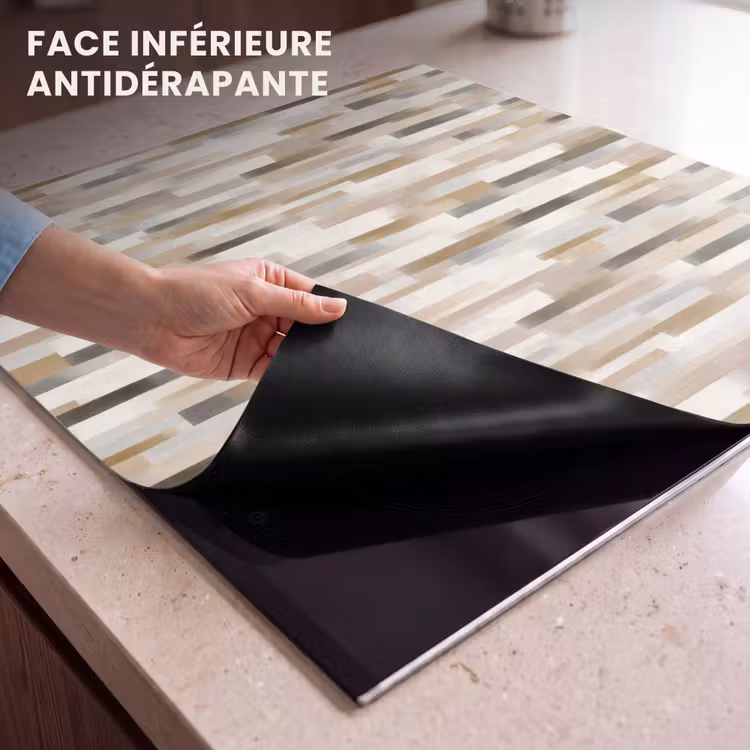 Protection plaque induction - Abstrait - Motif - Coups de pinceau — 7