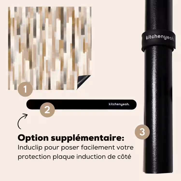 Protection plaque induction - Abstrait - Motif - Coups de pinceau — 8