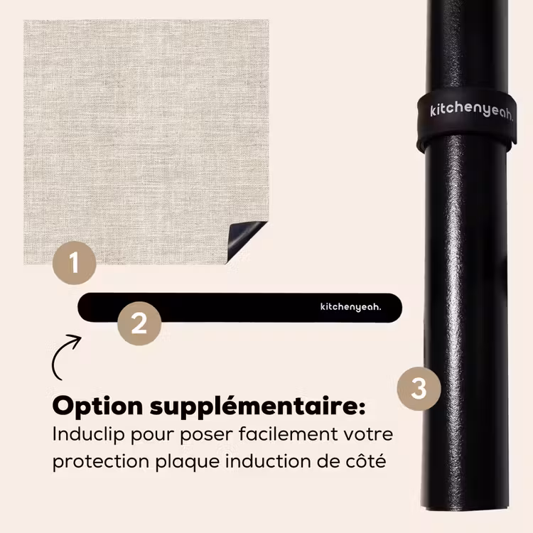 Protection plaque induction - Lin - Texture - Beige — 8
