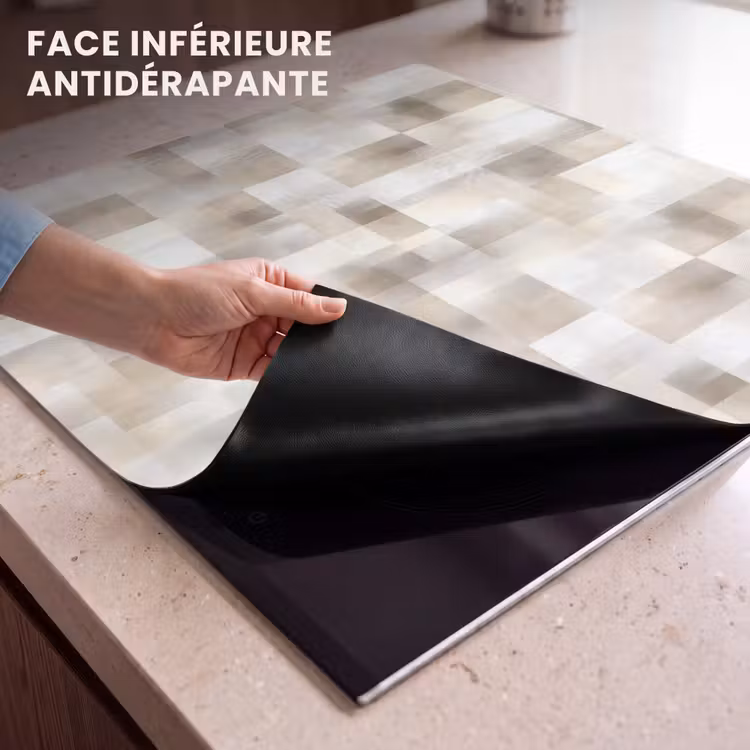 Protection plaque induction - Texture - Lin - Beige — 7