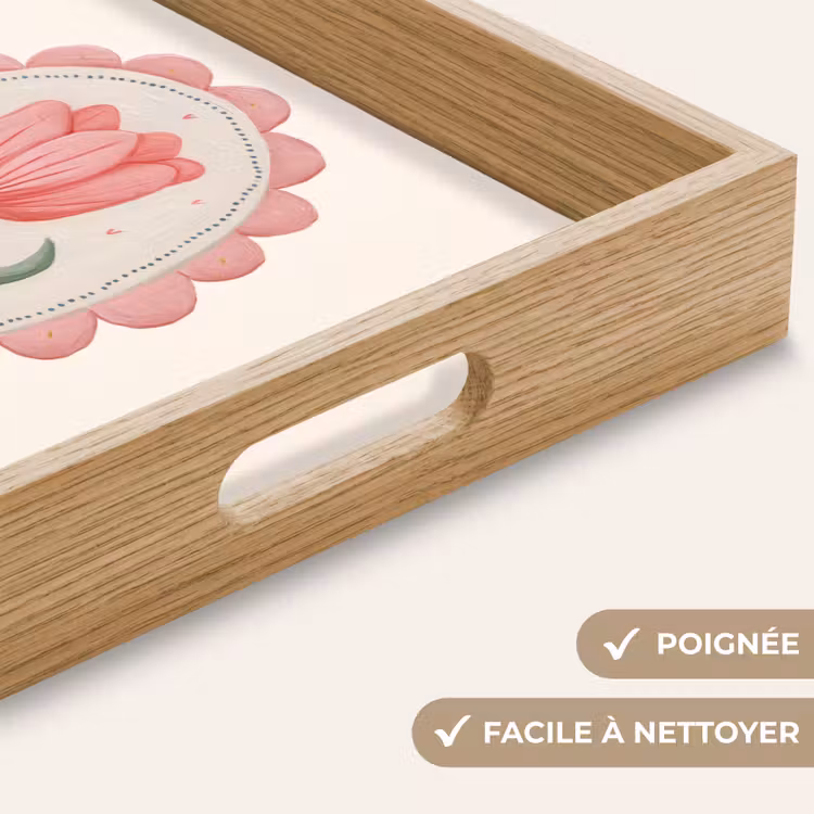 Plateau - Tulipe - Cadre - Ovale - Illustration — 8
