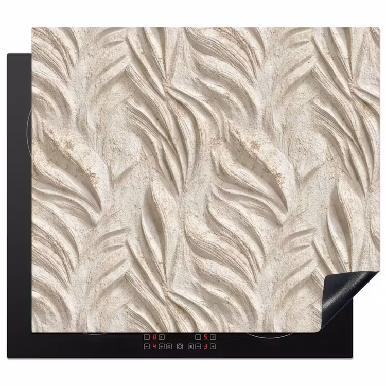 Protection plaque induction - Texture - Relief - Beige — 1