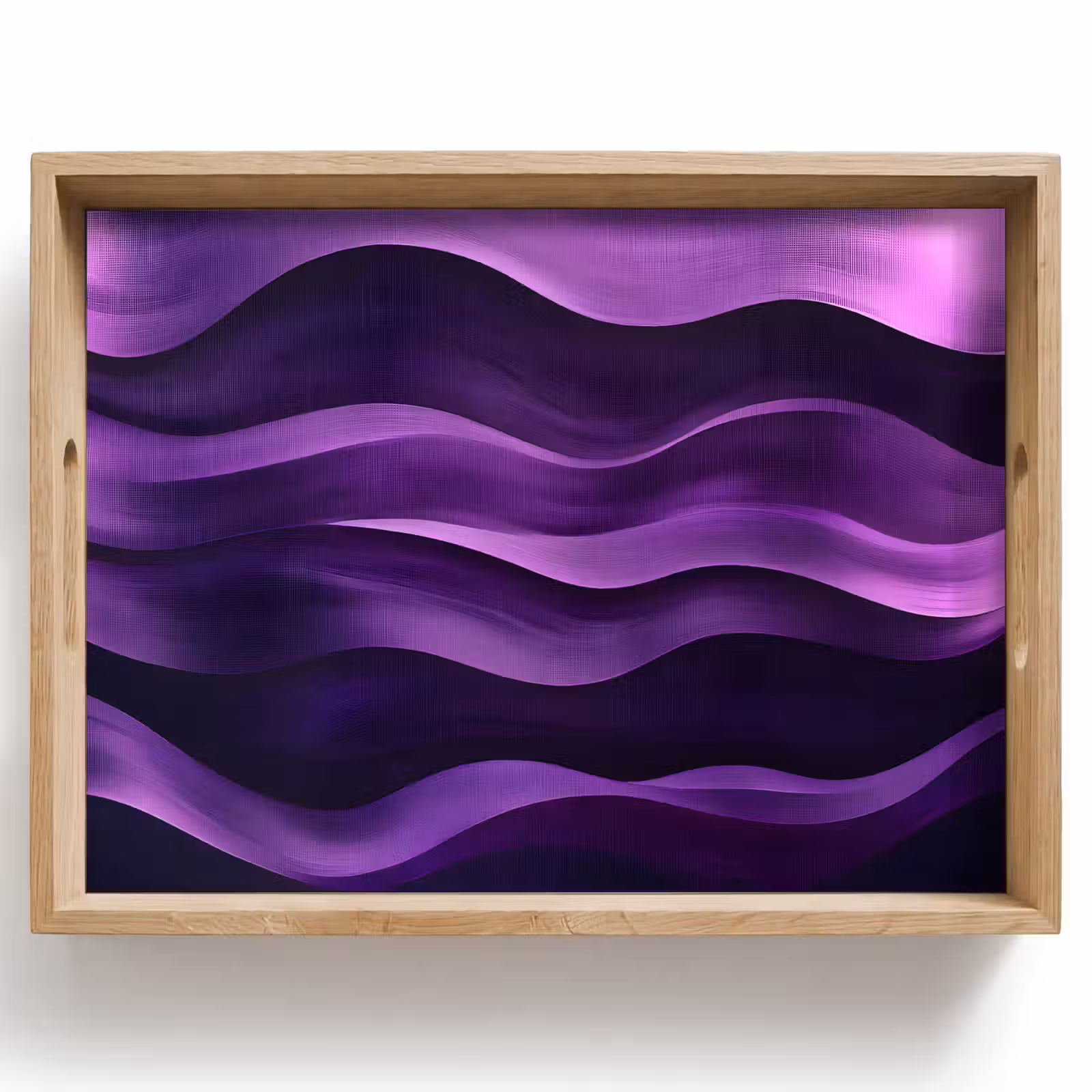 Plateau - Vagues - Abstrait - Violet — 1