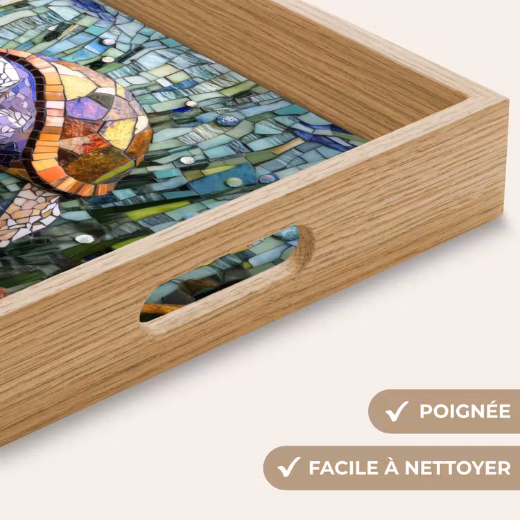Plateau - Tortue - Algue - Mosaïque — 8