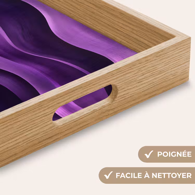 Plateau - Vagues - Abstrait - Violet — 8