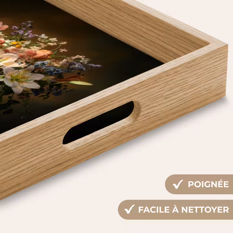 Plateau - Verres - Fleurs - Bouquet - Couleurs — 8