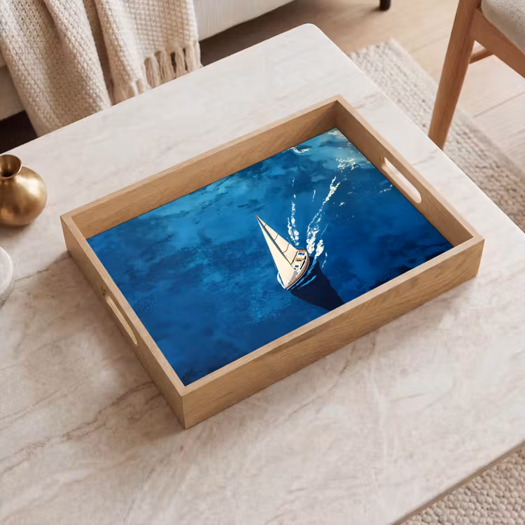 Plateau - Voilier - Eau - Abstrait - Ombre — 2