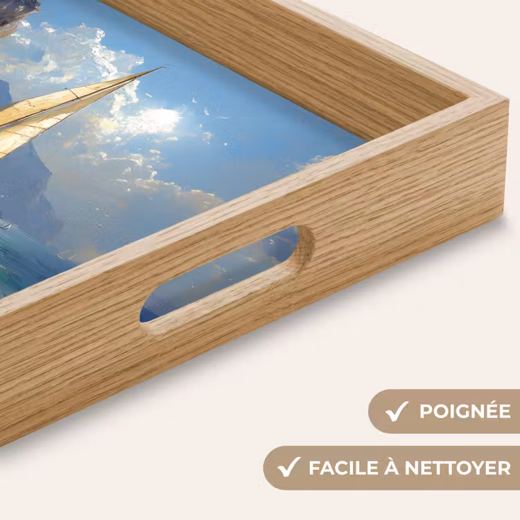 Plateau - Voilier - Mer - Rochers - Nuages — 8