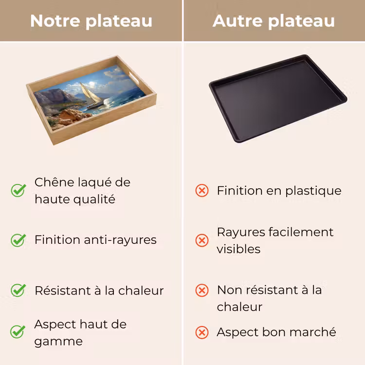 Plateau - Voilier - Mer - Rochers - Nuages — 9