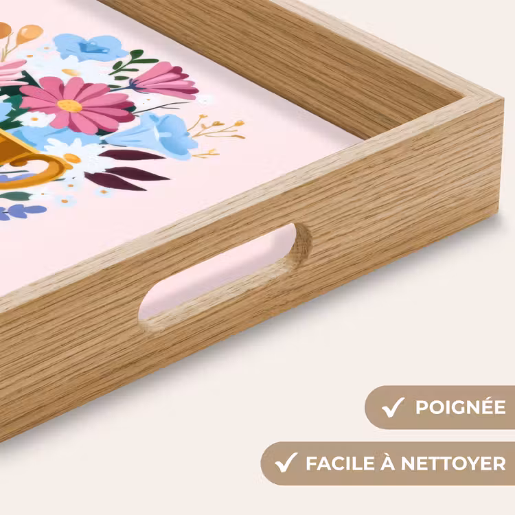 Plateau - Trophée - Meilleure Maman - Fleurs - Colorées — 8