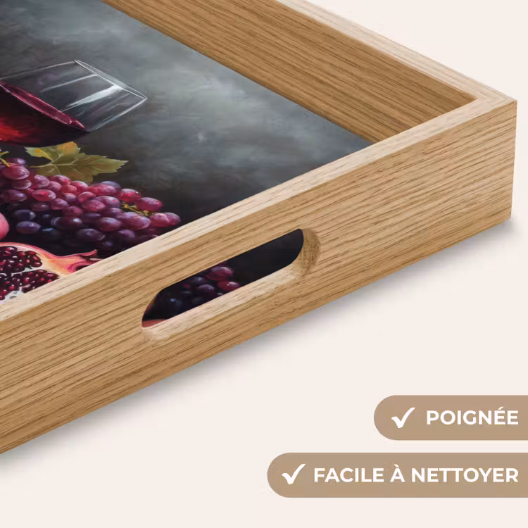 Plateau - Vin - Fruits - Nature morte — 8