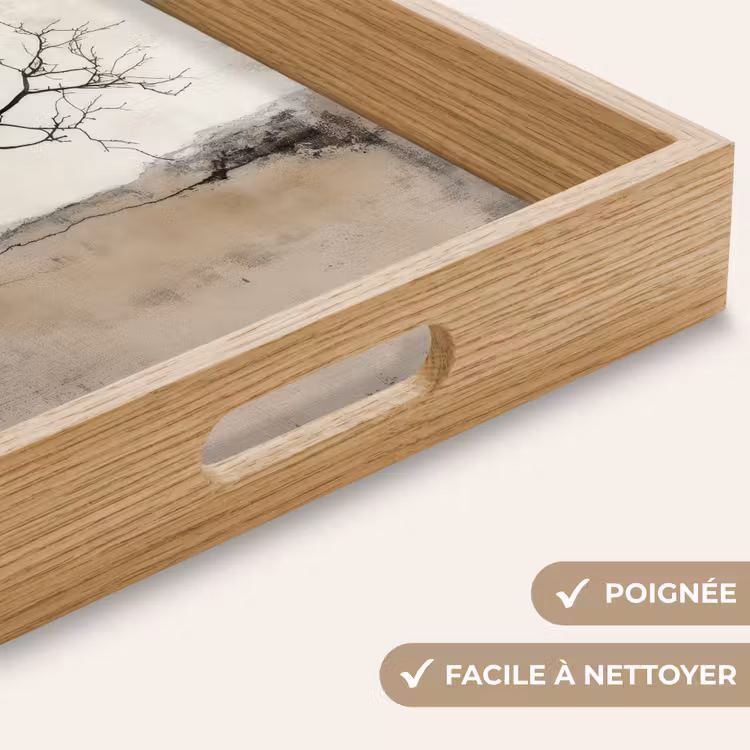 Plateau - Wabi sabi - Plante - Beige — 8