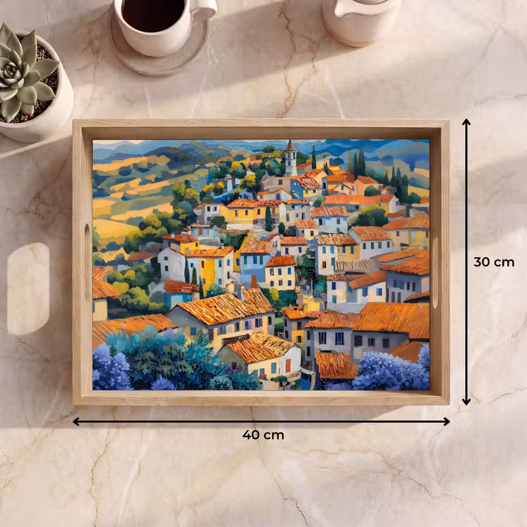 Plateau - Village - Collines - Paysage - Arbres — 7