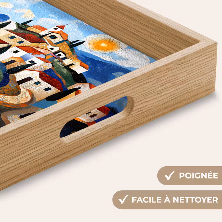 Plateau - Village - Collines - Soleil - Mosaïque — 8