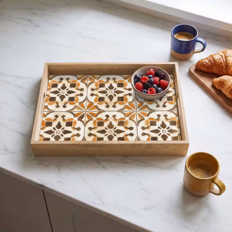 Plateau - Vintage - Espagnol - Décoration - Céramique — 3