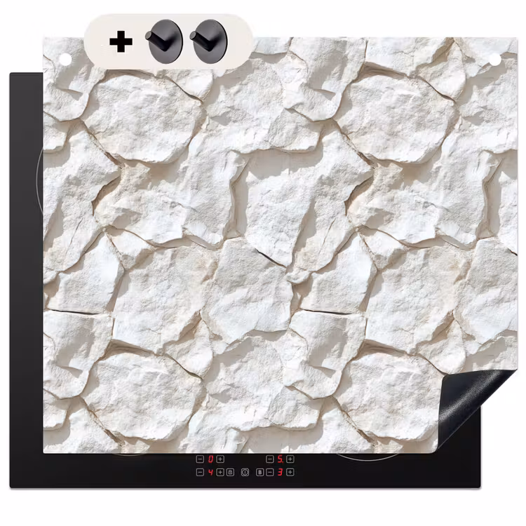 Protection à induction avec crochets - Structure - Rock - Blanc — 3