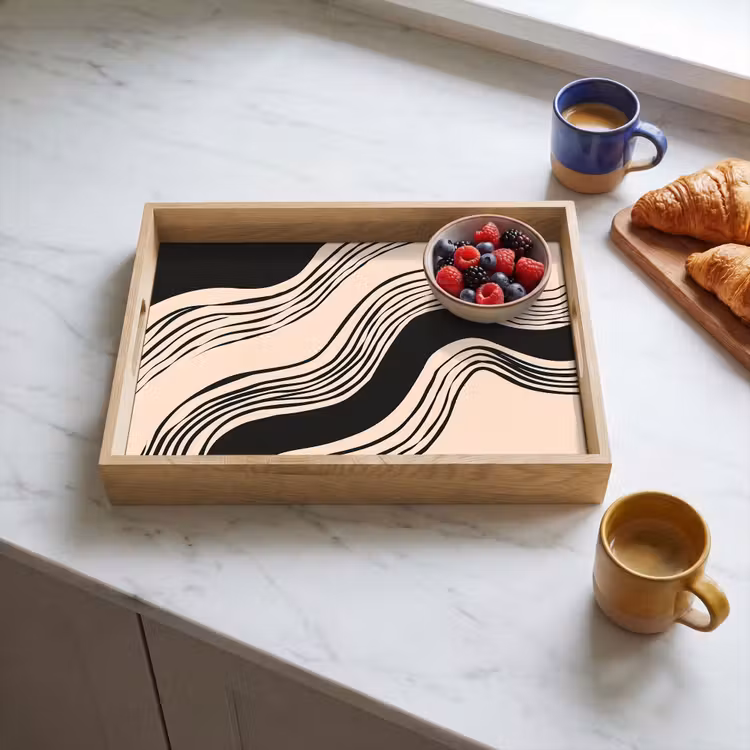 Plateau - Vagues - Noir - Sable — 3