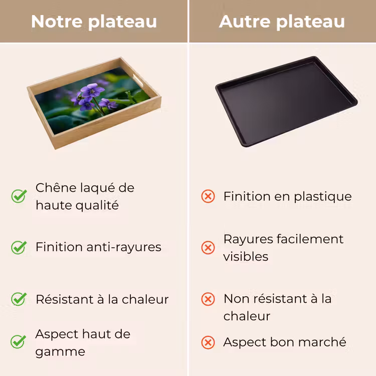 Plateau - Violettes - Pourpre - Fleur - Feuille — 9