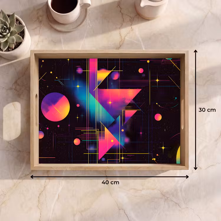 Plateau - Triangles - Cercles - Abstrait - Étoiles — 7