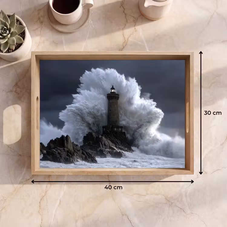 Plateau - Vague - Phare - Eau moussante — 7