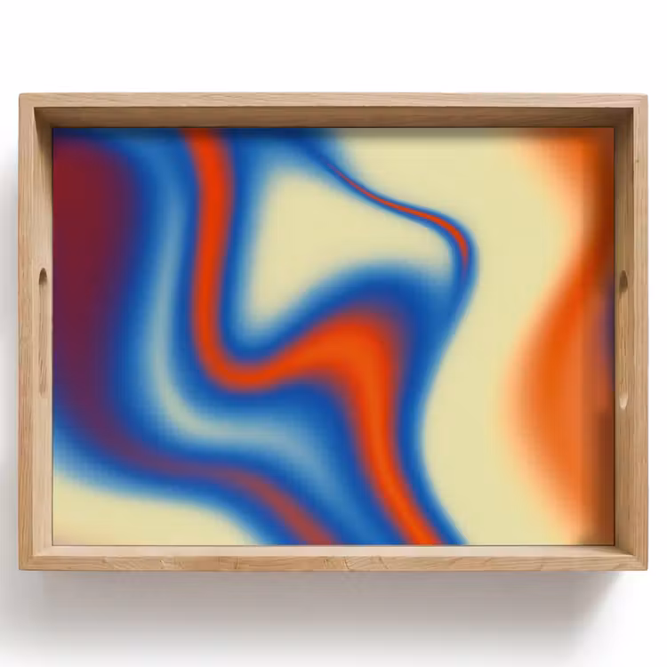 Plateau - Vagues - Colorées - Abstraites — 1