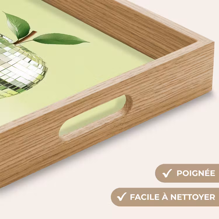 Plateau - Vert - Disco - Décoration - Pomme — 8