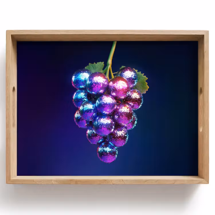 Plateau - Violet - Disco - Fête - Raisin — 1