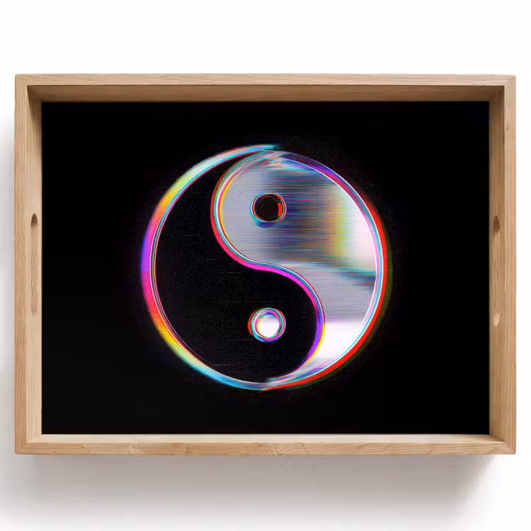 Plateau - Yin-Yang - Cercle - Arc-en-ciel — 1