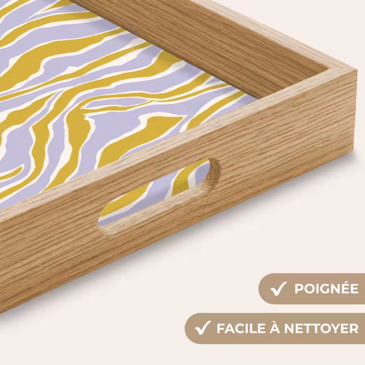 Plateau - Zebra - Moderne - Multicolore — 8