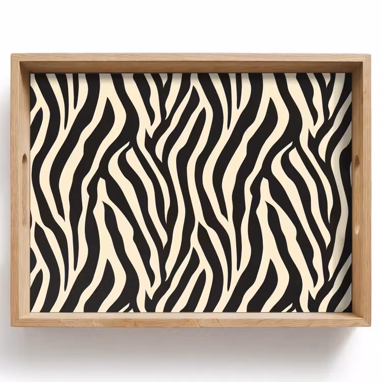 Plateau - Zebra - Print - Classic - Black — 1