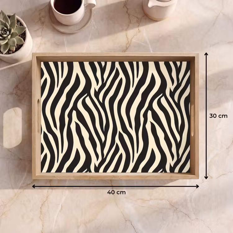 Plateau - Zebra - Print - Classic - Black — 7