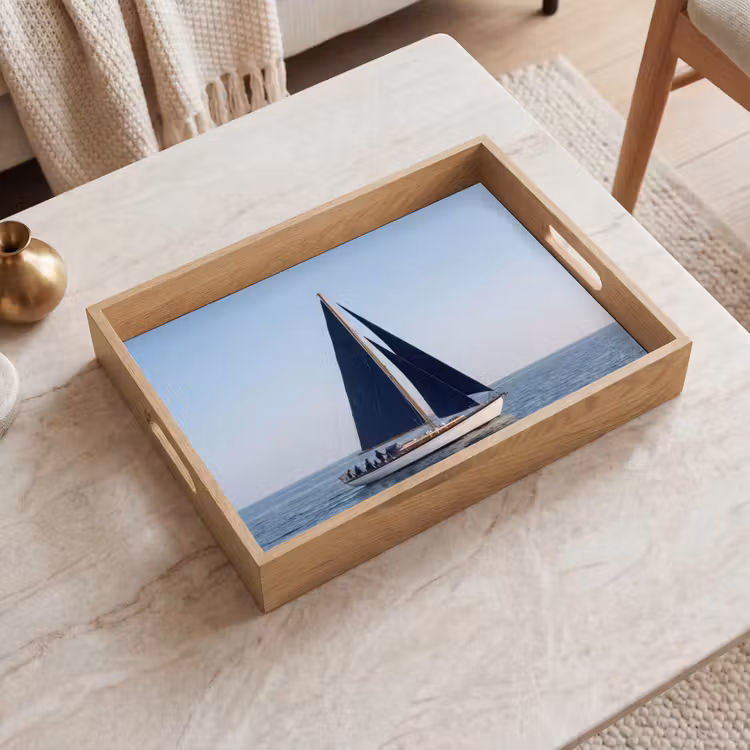 Plateau - Voilier - Mer - Bleu — 2