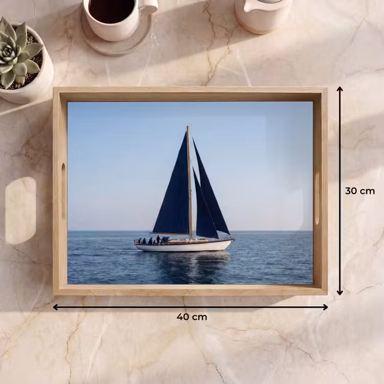 Plateau - Voilier - Mer - Bleu — 7