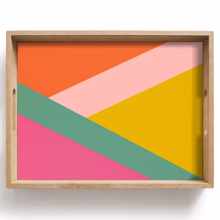 Plateau - Triangles - Colorés - Abstraits — 1