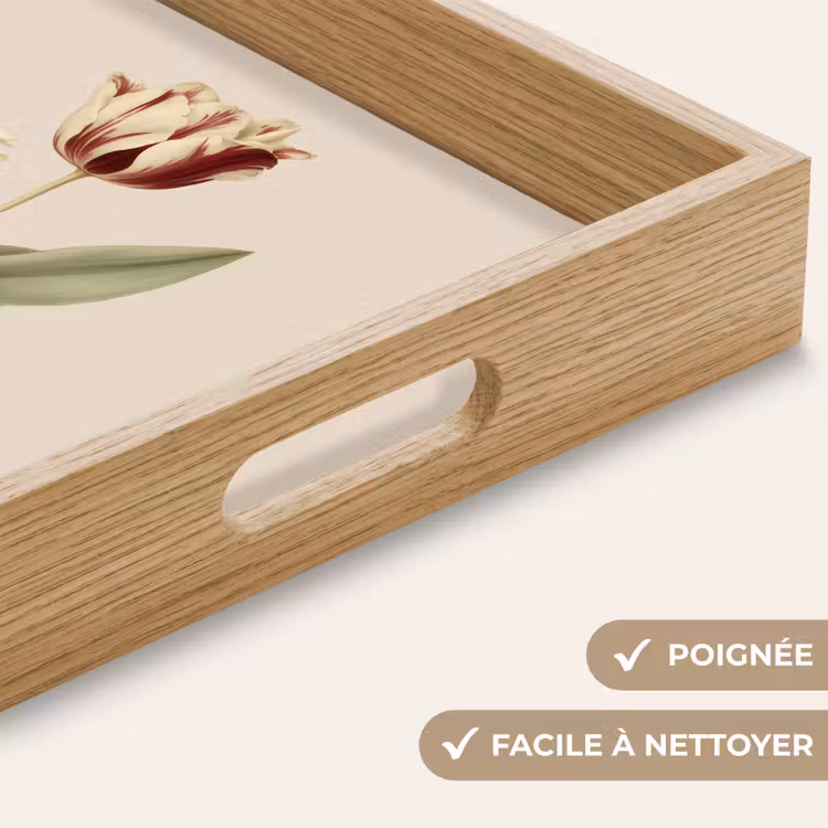 Plateau - Tulipe - Minimaliste - Beige — 8