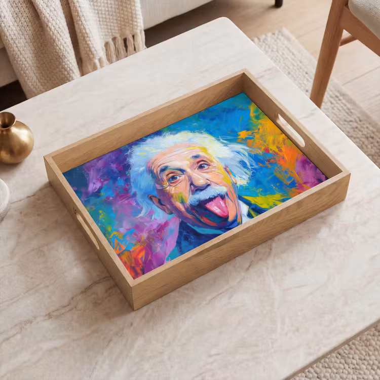 Plateau - Vieil homme - Expressif - Coloré — 2
