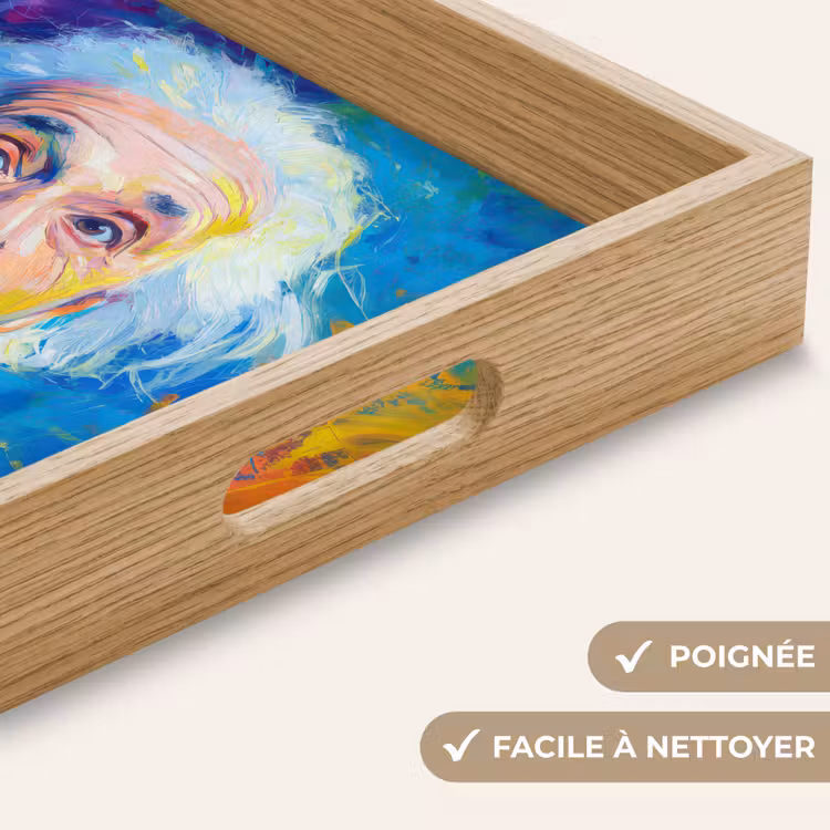 Plateau - Vieil homme - Expressif - Coloré — 8