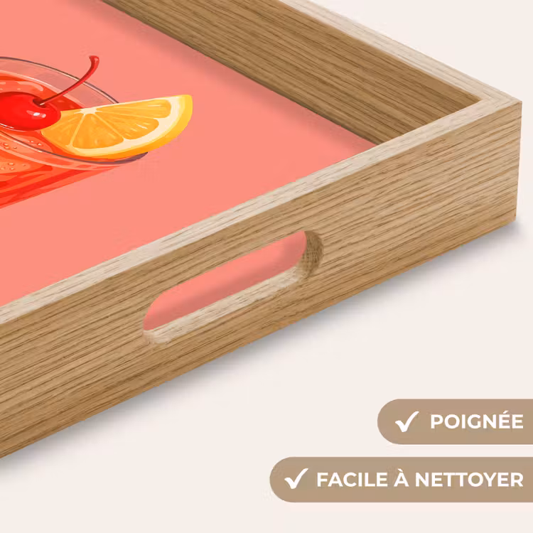 Plateau - Verre - Glaçons - Citron - Cerise — 8