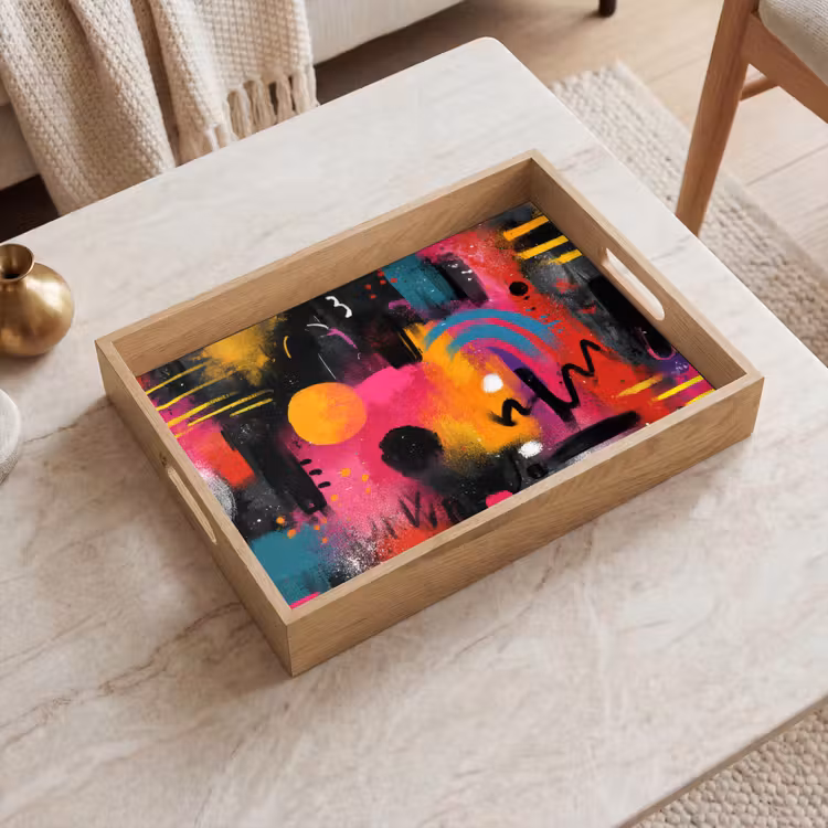 Plateau - Zones de couleur - Formes - Colorées - Abstraites — 2