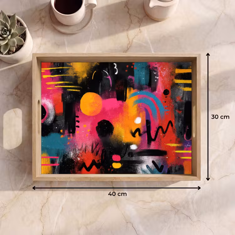 Plateau - Zones de couleur - Formes - Colorées - Abstraites — 7