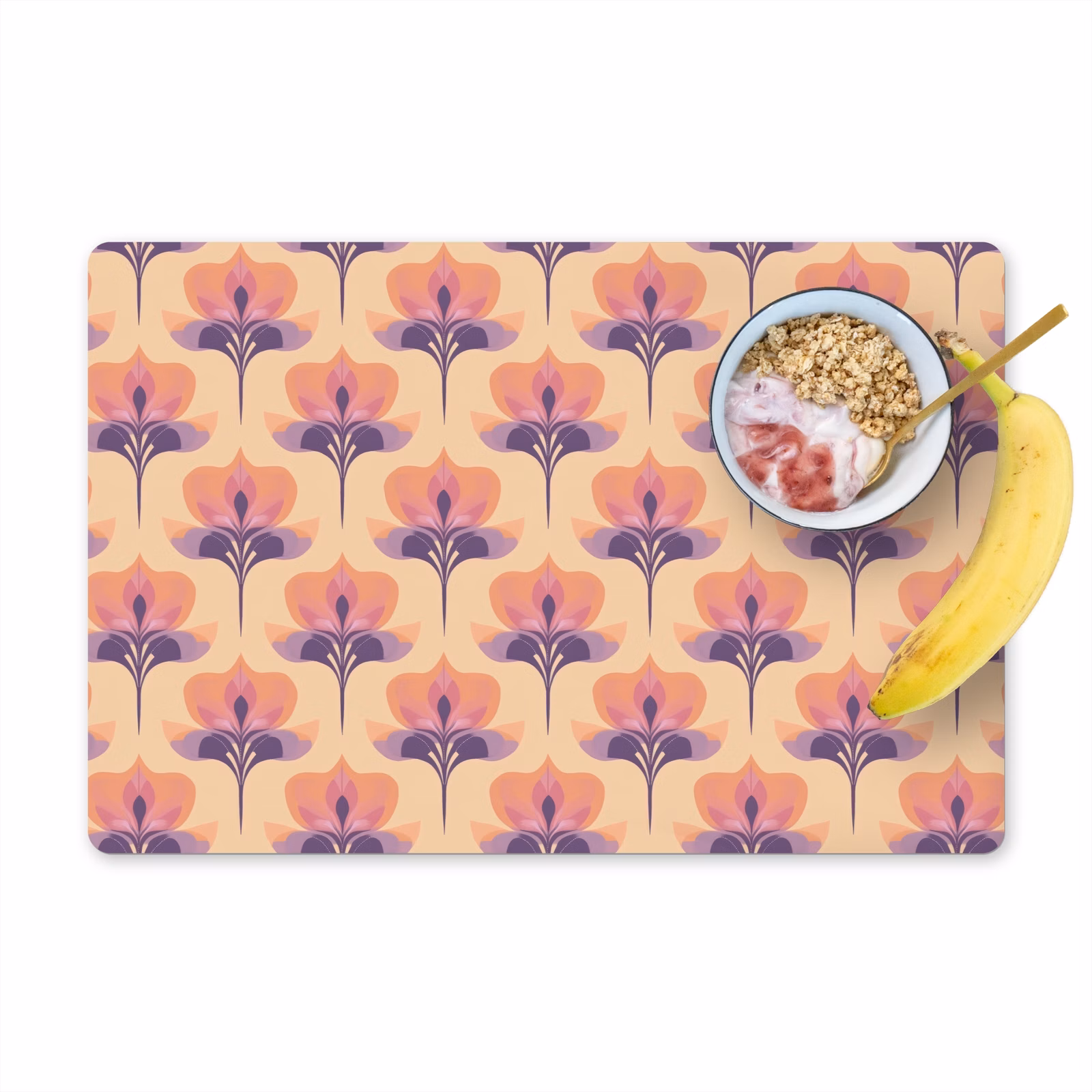 Set de table – 6 pièces - Botanique - Motif - Pastel — 1