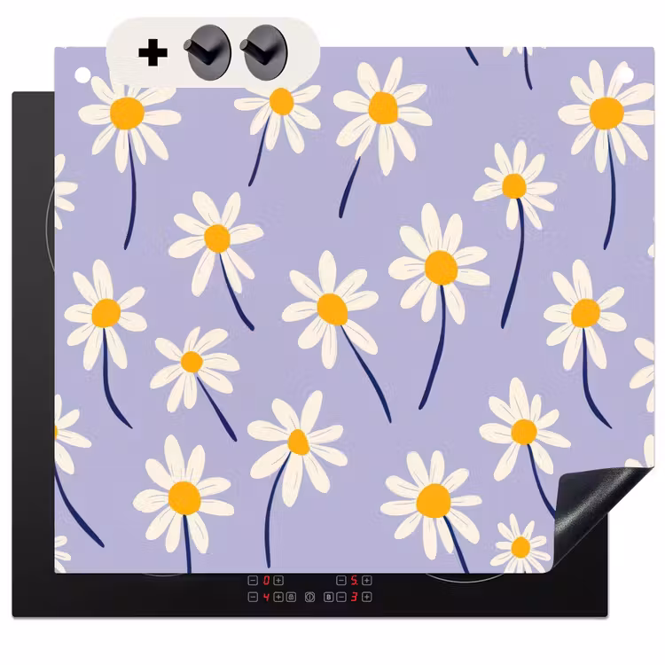 Protection à induction avec crochets - Modern - Daisy - Purple — 3