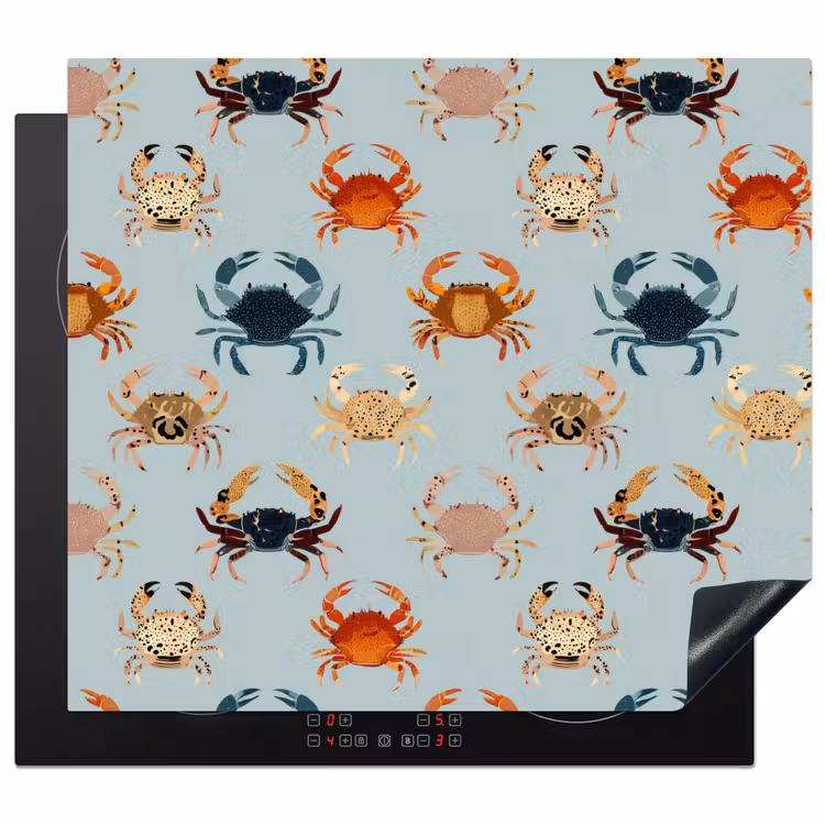 Protection plaque induction - Crabes - Enjoués - Colorés — 1