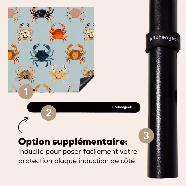 Protection plaque induction - Crabes - Enjoués - Colorés — 8