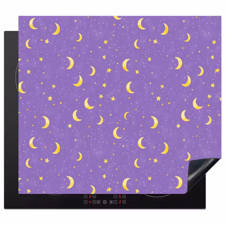 Protection plaque induction - Crinière - Étoiles - Violet — 1