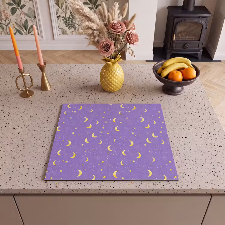 Protection plaque induction - Crinière - Étoiles - Violet — 3