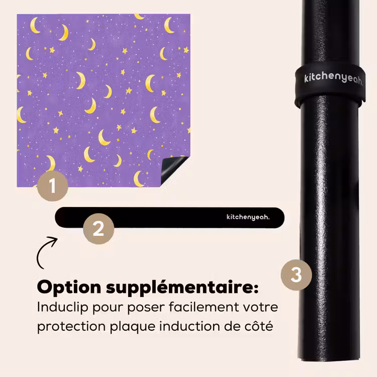 Protection plaque induction - Crinière - Étoiles - Violet — 8